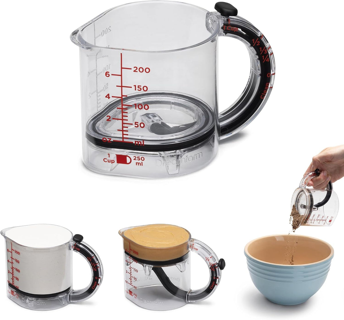 All-in-1 Adjustable Measuring Cup
