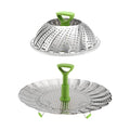 Expandable Stainless Steel Folding Steamer Basket